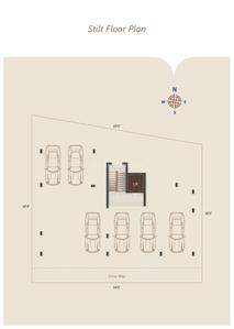 Floor Plan Image of 1441 Sq.ft 3 BHK Apartment / Flat for sale in Puzhal Chennai for Rs. 9600000