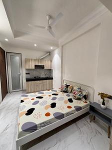 Bedroom Image of 560 Sq.ft 1 RK Builder Floor for rent in Sector 46 Gurgaon for Rs. 23000