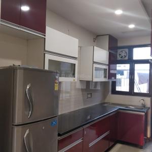 Kitchen Image of 250 Sq.ft 2 BHK Independent House for rent in Gardenia Glory, Sector 46 Noida for Rs. 35000