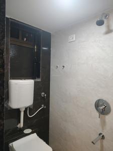 Common Bathroom Image of 575 Sq.ft 1 BHK Apartment / Flat for rent in Unnati Woods Phase 7, Kasarvadavali Thane for Rs. 19605