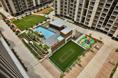 Balcony Image of 1985 Sq.ft 3 BHK Apartment / Flat for sale in Orchid Heaven, South Bopal Ahmedabad for Rs. 12500000