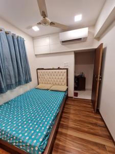 Bedroom Image of 1000 Sq.ft 1.5 BHK Apartment / Flat for rent in Vashi Navi Mumbai for Rs. 48000