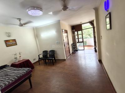 Hall Image of 750 Sq.ft 2 BHK Builder Floor for rent in Khirki Extension New Delhi for Rs. 21000