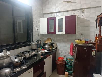 Kitchen Image of 605 Sq.ft 1 BHK Apartment / Flat for sale in Jai Mata Di Phases, Bhiwandi Thane for Rs. 3200000