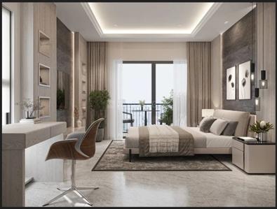 Bedroom Image of 1337 Sq.ft 2.5 BHK Apartment / Flat for sale in Sobha Madison Heights Townpark Phase 1 W5 To 7 by Sobha Limited, Yadavanahalli Bengaluru for Rs. 21600000