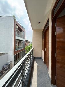 Balcony Image of 1200 Sq.ft 3 BHK Builder Floor for rent in Dwarka Mor New Delhi for Rs. 28000