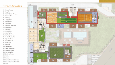 Image of 2482 Sq.ft 3 BHK Apartment / Flat for sale in TARC Tripundra, Kapashera, New Delhi for Rs. 53000000