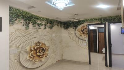 Living Room Image of 1100 Sq.ft 3 BHK Builder Floor for rent in Dwarka Mor New Delhi for Rs. 18500