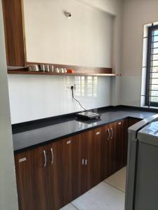 Kitchen Image of 700 Sq.ft 1 BHK Apartment / Flat for rent in Mahalakshmi Nagar Indore for Rs. 16500