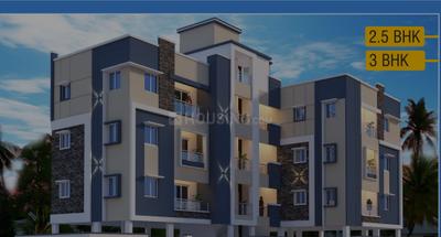 Image of 990 Sq.ft 2.5 BHK Apartment / Flat for sale in Surappattu, Chennai for Rs. 7127010