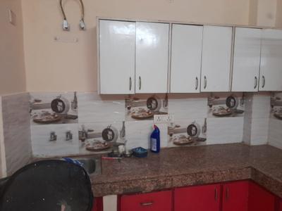 Kitchen Image of 601 Sq.ft 2 BHK Builder Floor for rent in Preet Vihar New Delhi for Rs. 18000
