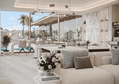 Living Room Image of 689 Sq.ft 1 BHK Apartment / Flat for sale in Al Sufouh Dubai for Rs. 47289148