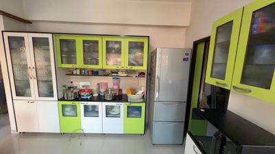 Kitchen Image of 3450 Sq.ft 4 BHK Apartment / Flat for rent in Ratnaakar II, Jodhpur Ahmedabad for Rs. 130000