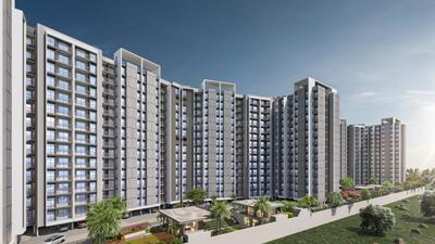 Image of 690 Sq.ft 2 BHK Apartment / Flat for rent in Mangalam Life Park, Moshi, Pune for Rs. 17000