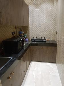 Kitchen Image of 550 Sq.ft 1 BHK Builder Floor for rent in Ashok Nagar New Delhi for Rs. 25000