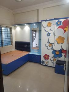 Bedroom Image of 1300 Sq.ft 3 BHK Builder Floor for rent in Limbodi Indore for Rs. 18000