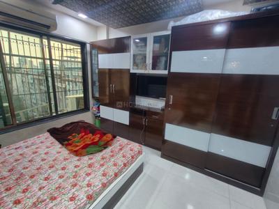 Bedroom Image of 800 Sq.ft 2 BHK Apartment / Flat for rent in Arihant Mahavir Vaibhav, Kopar Khairane Navi Mumbai for Rs. 52000