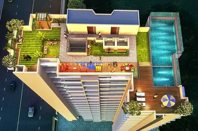 Image of 1687 Sq.ft 3 BHK Apartment / Flat for sale in Aarav Omkar Regency, Nerul, Navi Mumbai for Rs. 29000000