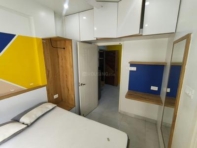 Bedroom Image of 660 Sq.ft 1 BHK Apartment / Flat for rent in Brookefield Bengaluru for Rs. 25000