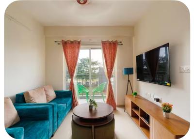 Balcony Image of 910 Sq.ft 2 BHK Apartment / Flat for rent in Pride Sunrise Phase 2, Bukkasagara Bengaluru for Rs. 42900