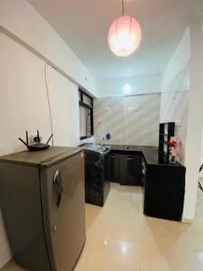 Kitchen Image of 500 Sq.ft 1 BHK Apartment / Flat for rent in Viman Nagar Pune for Rs. 25000