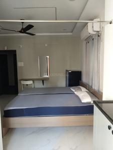 Bedroom Image of 550 Sq.ft 1 BHK Studio for rent in Gachibowli Hyderabad for Rs. 21000