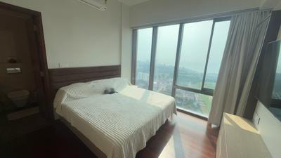 Bedroom Image of 1200 Sq.ft 3 BHK Apartment / Flat for rent in Piramal Mahalaxmi, Worli Mumbai for Rs. 350000