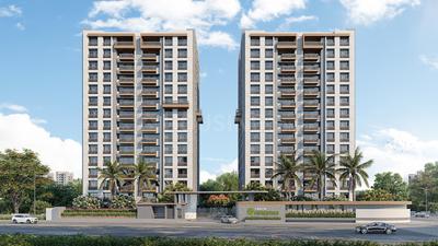 Image of 1811 Sq.ft 3 BHK Apartment / Flat for sale in Swastik Forestaa, Bhatha, Surat for Rs. 8422600