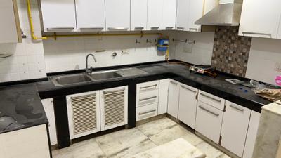 Kitchen Image of 2100 Sq.ft 3 BHK Independent House for rent in Shivalik New Delhi for Rs. 75000