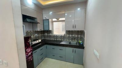 Kitchen Image of 1210 Sq.ft 3 BHK Builder Floor for rent in Signature Global Park 2 And 3, Sector 36 Sohna for Rs. 35000