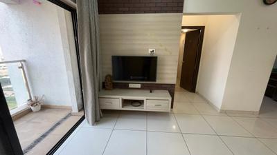 Living Room Image of 610 Sq.ft 1 BHK Apartment / Flat for rent in Duville Riverdale Heights, Kharadi Pune for Rs. 35000