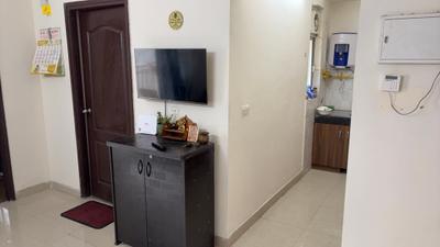 Living Room Image of 584 Sq.ft 1 BHK Apartment / Flat for rent in Aditya Urban Homes Phase 1C, Bamheta Village Ghaziabad for Rs. 17000