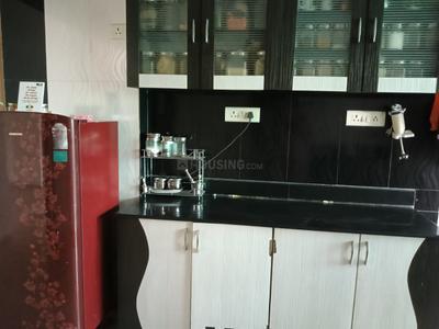 Kitchen Image of 1000 Sq.ft 3 BHK Apartment / Flat for rent in Naranpura Ahmedabad for Rs. 36000