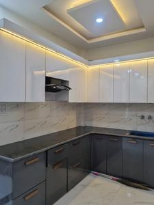 Kitchen Image of 820 Sq.ft 3 BHK Builder Floor for rent in Hastsal New Delhi for Rs. 18000