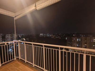 Balcony Image of 1955 Sq.ft 3 BHK Apartment / Flat for rent in L And T Raintree Boulevard, Sahakara Nagar Bengaluru for Rs. 118000