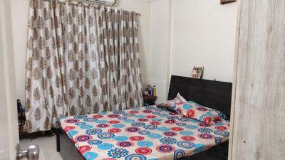 Bedroom Image of 650 Sq.ft 1 BHK Apartment / Flat for rent in Landmark Garden, Kalyani Nagar Pune for Rs. 40000