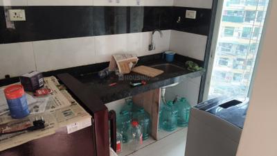 Kitchen Image of 655 Sq.ft 1 BHK Apartment / Flat for sale in Uptown Ravechi Height, Kamothe Navi Mumbai for Rs. 7800000