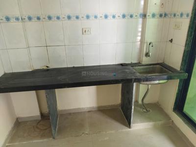 Kitchen Image of 650 Sq.ft 1 BHK Apartment / Flat for sale in Balkrishna Residency, Ulwe Navi Mumbai for Rs. 4500000