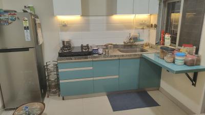 Kitchen Image of 960 Sq.ft 2 BHK Apartment / Flat for rent in Bramhacorp F Residences, Wadgaon Sheri Pune for Rs. 55000