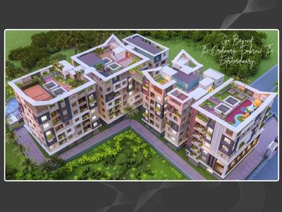 Image of 929 Sq.ft 3 BHK Apartment / Flat for sale in Teghoria, Kolkata for Rs. 8970000