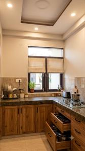 Kitchen Image of 1000 Sq.ft 2 BHK Apartment / Flat for rent in Shyam Nagar Jaipur for Rs. 25000