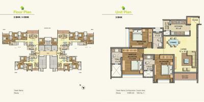 Image of 1113 Sq.ft 2.5 BHK Apartment / Flat for sale in Runwal Greens, Bhandup West, Mumbai for Rs. 27500000