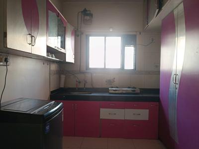 Kitchen Image of 600 Sq.ft 1 BHK Apartment / Flat for sale in Magarpatta Heliconia, Hadapsar Pune for Rs. 8500000