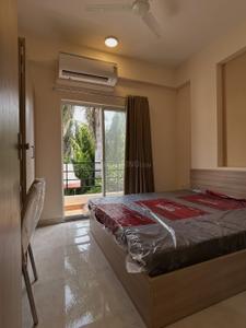 Bedroom Image of 550 Sq.ft 1 BHK Builder Floor for rent in Vijay Nagar Indore for Rs. 17500
