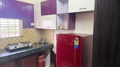 Kitchen Image of 1350 Sq.ft 3 BHK Apartment / Flat for rent in Balmikinagar Lucknow for Rs. 40000