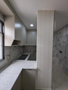 Kitchen Image of 1250 Sq.ft 3 BHK Builder Floor for rent in Ashok Vihar New Delhi for Rs. 46000