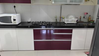 Kitchen Image of 650 Sq.ft 1 BHK Apartment / Flat for rent in Long Island, Charholi Budruk Pune for Rs. 22000