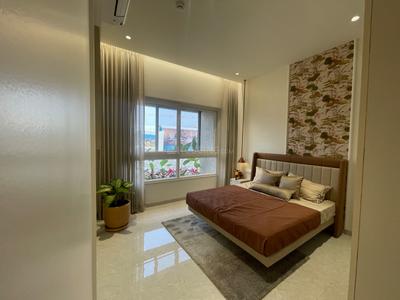 Bedroom Image of 1450 Sq.ft 3 BHK Apartment / Flat for sale in Kumar Magnacity Tower A3, Manjari Budruk Pune for Rs. 14000000