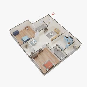 Image of 1095 Sq.ft 2 BHK Apartment / Flat for sale in Tambaram, Chennai for Rs. 8600000