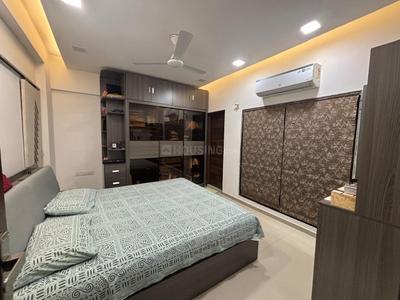 Bedroom Image of 1375 Sq.ft 3 BHK Apartment / Flat for sale in Deep Indraprasth 5, Prahlad Nagar Ahmedabad for Rs. 21500000